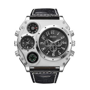 Dual Time Zone Quartz Watch For Men