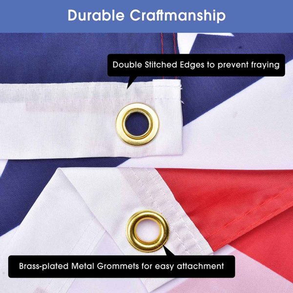 Us American Flag Star Stripe W/ Grommet For Flagpole