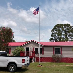 30Ft Aluminum Sectional Flagpole W/ Us Flag