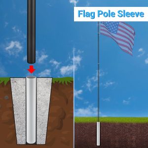 Sleeve For 30' Telescoping Flagpoles - 19.7X2.4 Inch