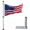 Telescoping Flagpole With Tire Mount (20Ft,25Ft,30Ft Options)