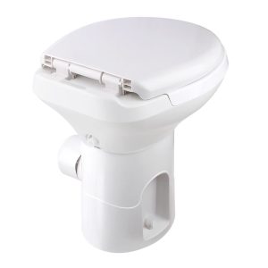 Travel Gravity Flush Rv Toilet Pedal Flush Hdpe High Profile