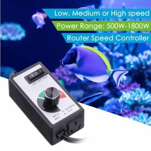 Max 1800W Hydroponics Inline Fan Blower Speed Controller 3 Setting