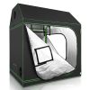 Roof Cube Grow Tent With Tray & Window 5X5X6Ft