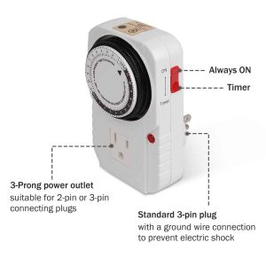 Programmable Indoor Digital Timer Switch Ul Listed