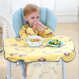 Baby Anti-Dirty Feeding Dining Chair Bib Cover