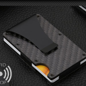 Carbon Fiber Rfid Anti-Magnetic Card Holder Wallet