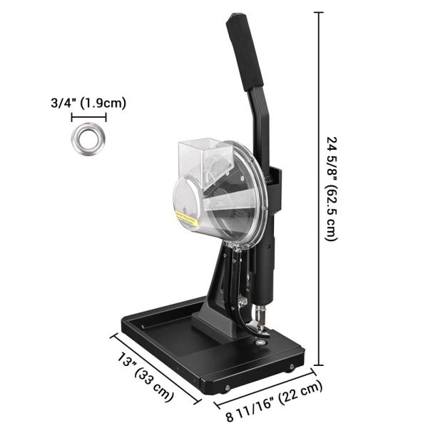 Semi-Auto Grommet Machine #2 Eyelet 10000 Grommets Nickel