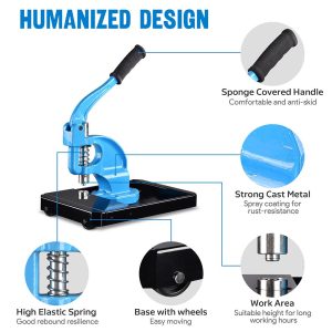 Grommet Machine On Wheels #0 #2 #4 900 Eyelet Grommets