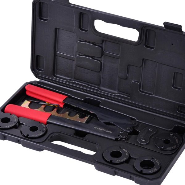 Pex Crimper Crimping Tools Kit For 3/8 1/2 5/8 3/4 1