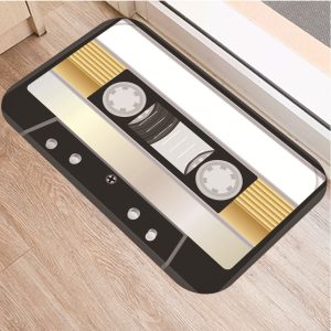 Cassette Tape Non-Slip Floor Mat