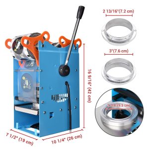 Manual Bubble Tea Cup Sealer Sealing Machine