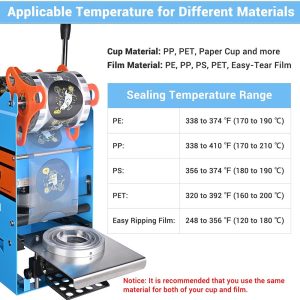 Manual Bubble Tea Cup Sealer Sealing Machine