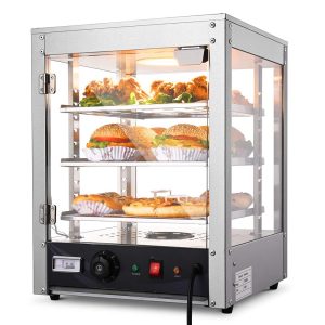 3 Tier Food Warmer Comml. Countertop Pizza Cabinet 15X15X20