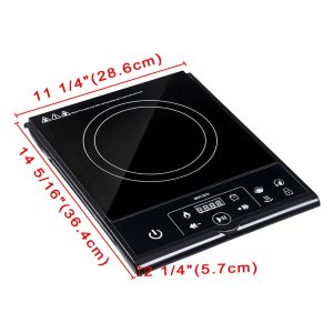 Electric Portable Induction Cooktop - 11.4, 1800W