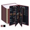 20Pcs 8-1/2X11 Clear Restaurant Menu Cover Folder 8 View