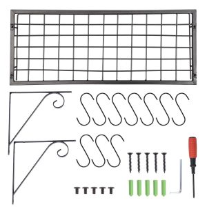 Wall Pots And Pans Rack Hanger W/ 10 Hooks