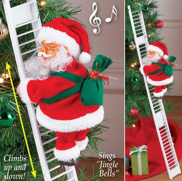 Climbing Ladder Santa Claus