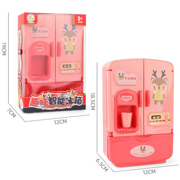 Double Door Mini Toy Refrigerator