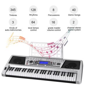 Music Electronic Keyboard 61 Keys Portable Piano Mk939