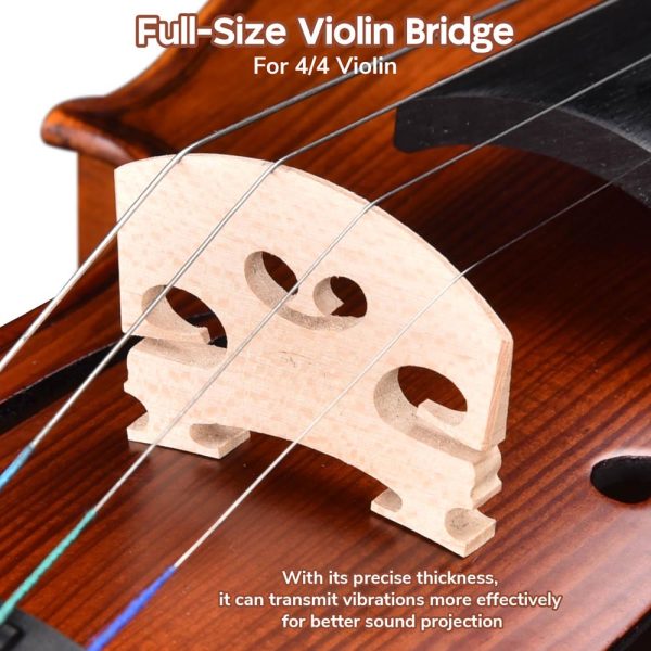 Violin Bridge & Strings With Ball-End (Gdae)