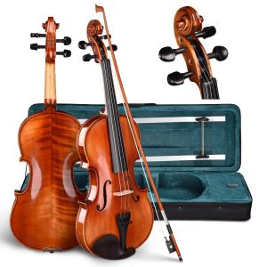 Vif Bv250 4/4 Full Size Maple Wood Advanced Violin & Case