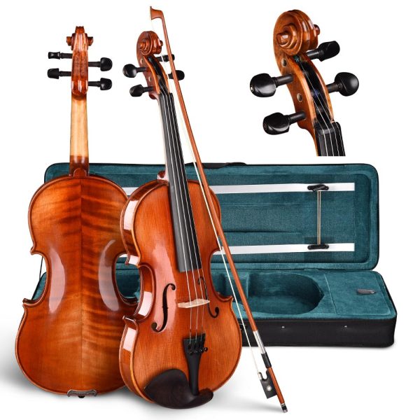 Vif Bv250 4/4 Full Size Maple Wood Advanced Violin & Case