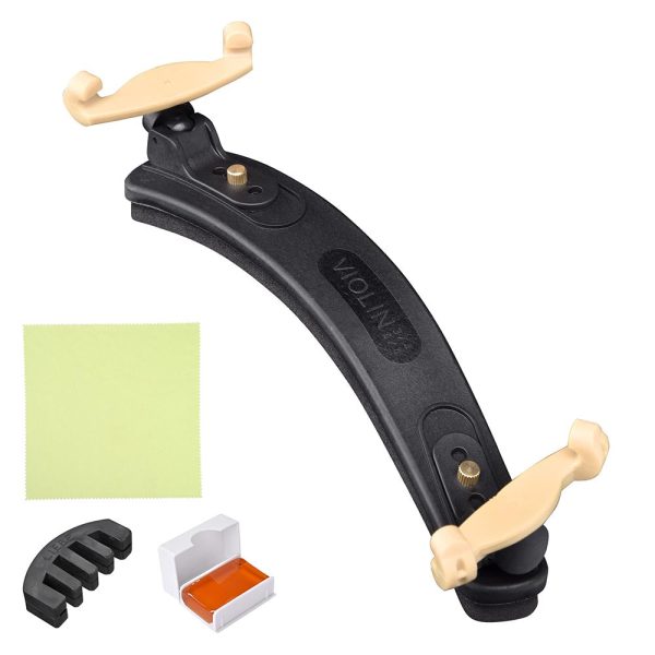 Violin Shoulder Rest 4/4-3/4 With Sponge Nylon Black