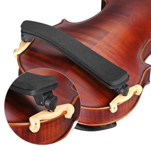 Violin Shoulder Rest 4/4-3/4 With Sponge Nylon Black