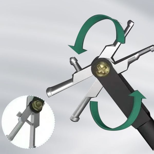 Internal Bearing Removal Tool With Convertible Dual Heads