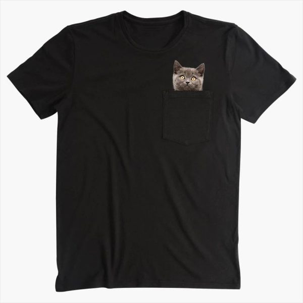 One Fxxx Cat Pocket Tshirt