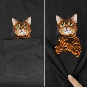 One Fxxx Cat Pocket Tshirt