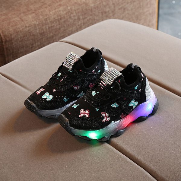 Children'S Led Lighting Breathable Shoes