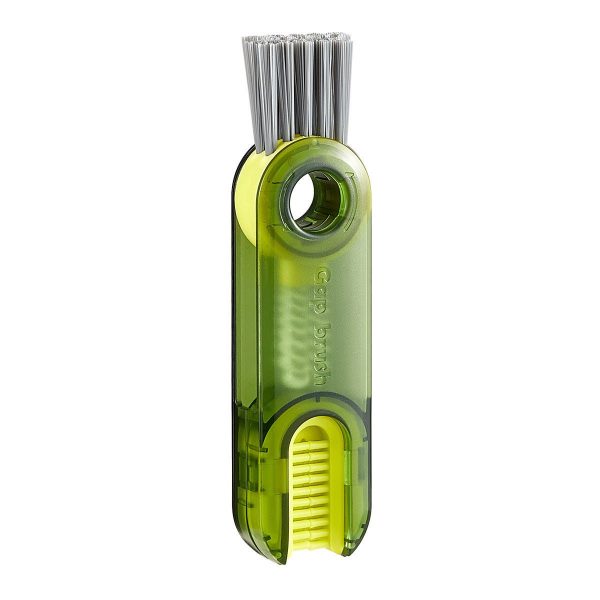 3 In 1 Tiny Bottle Cup Cover Brush Straw Cleaner Tools Multi-Functional Crevice Cleaning Brush