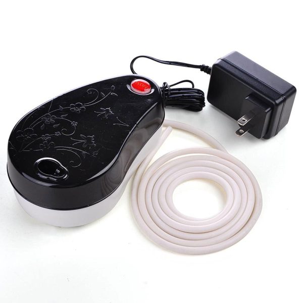 Mini Air Compressor Single/Dual Action Makeup Airbrush Kit Black