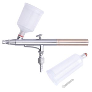 Mini Air Compressor Single/Dual Action Makeup Airbrush Kit