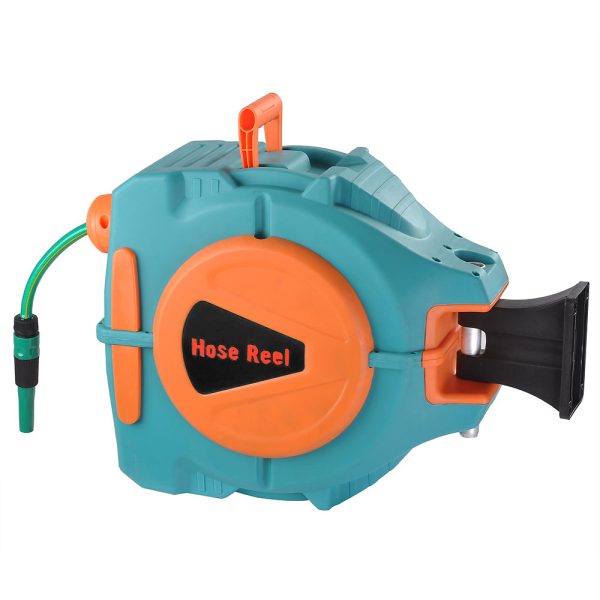 Retractable Hose Reel Water Hose, 65Ft, Wall Mounted