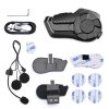 Motorcycle Helmet Bluetooth Headset Intercom Fm Radio 2 Riders