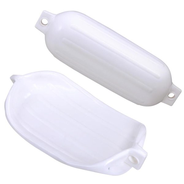 Boat Bumpers 8X27 Boat Fender Twin Eye, 4-Pack