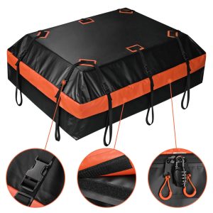 Waterproof Roof Bag For Cars Without Rails Rack 2-Way