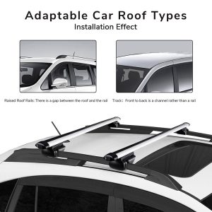 Universal 48 Car Top Luggage Cross Bar Roof Rack Cargo