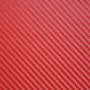 Red Carbon Fiber Wrap 92Ft X 5Ft 3D Car Vinyl Sticker Roll