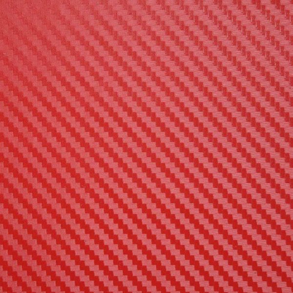 Red Carbon Fiber Wrap 92Ft X 5Ft 3D Car Vinyl Sticker Roll