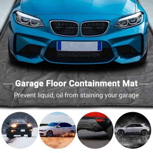 7'9 X 16' Garage Containment Mat With Floor Squeegee