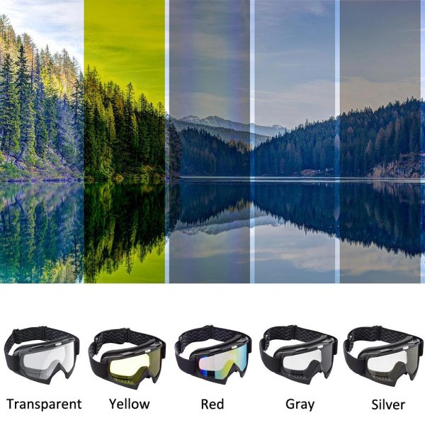 Bendable Dirt Bike Goggles Motocross Atv Glasses