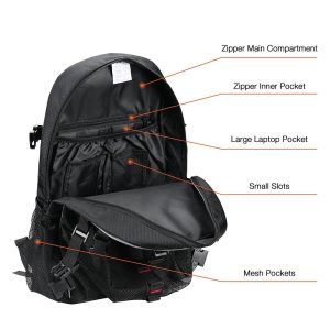 Motorcycle Backpack With Helmet Holder Large Capacity