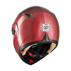 Helmet Run-M Modular Helmet Dot Full Face Flip Up Red