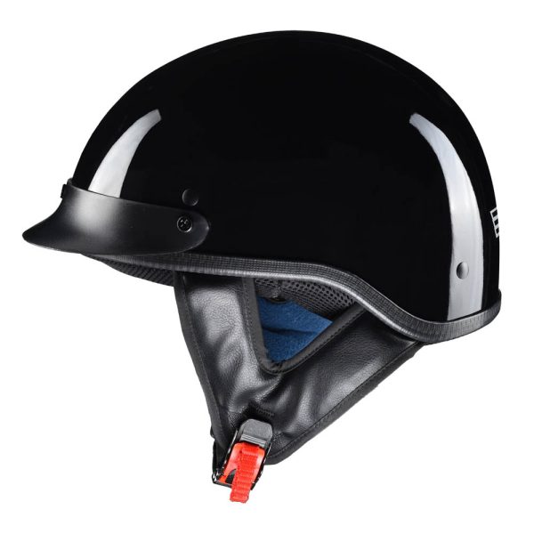 Helmet Run-C Half Helmet Dot Glossy Black