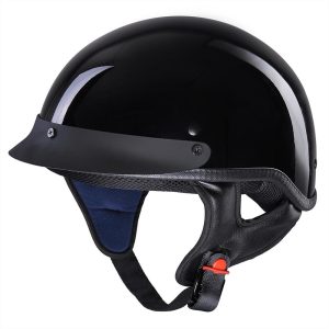 Helmet Run-C Half Helmet Dot Glossy Black