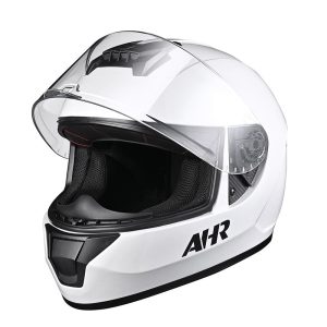 Motorcycle Helmet Run-F3 Full Face Helmet Dot White